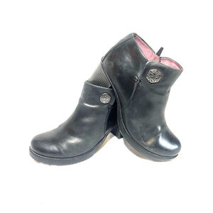 Dansko leather side zip boot Nappa leather size 39 Us size 8.5-9